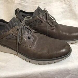 MARK NASON MEN'S SIZE 11 CASUAL LACE-UP SLIP-ON SHOES IN GRAY